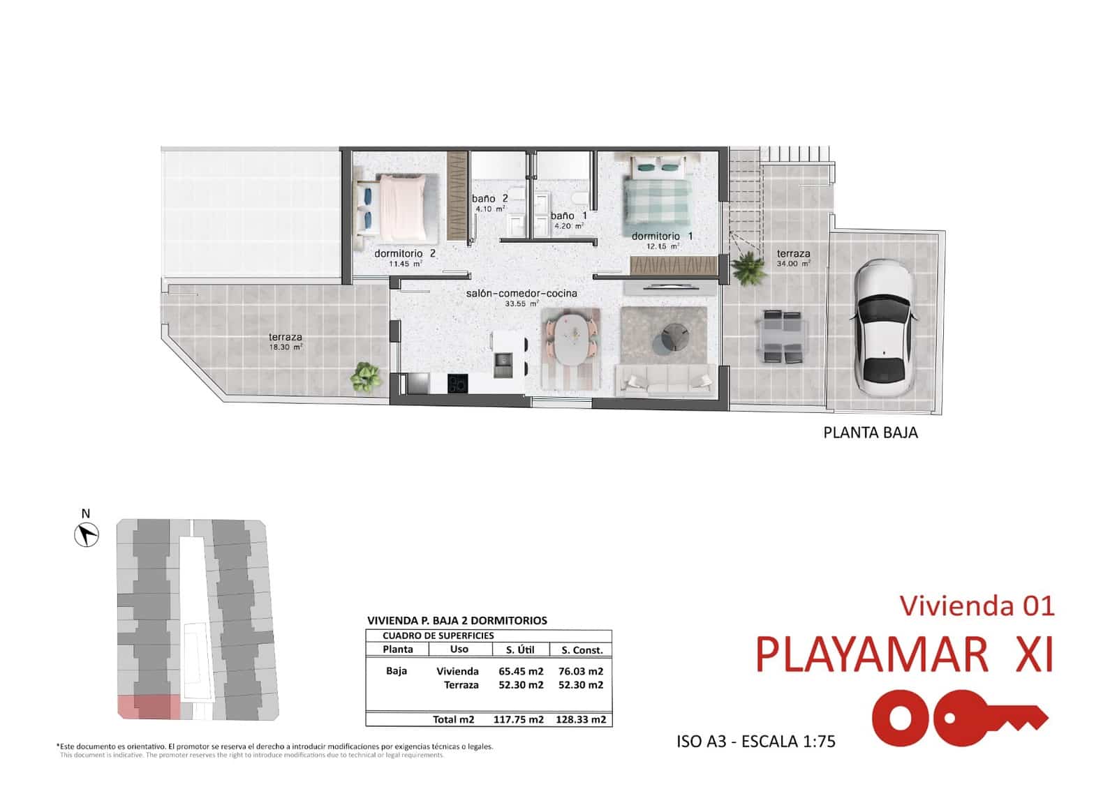 2 bedroom Apartment for sale in Pilar de la Horadada with pool - € 235,900 (Ref: 8853196)