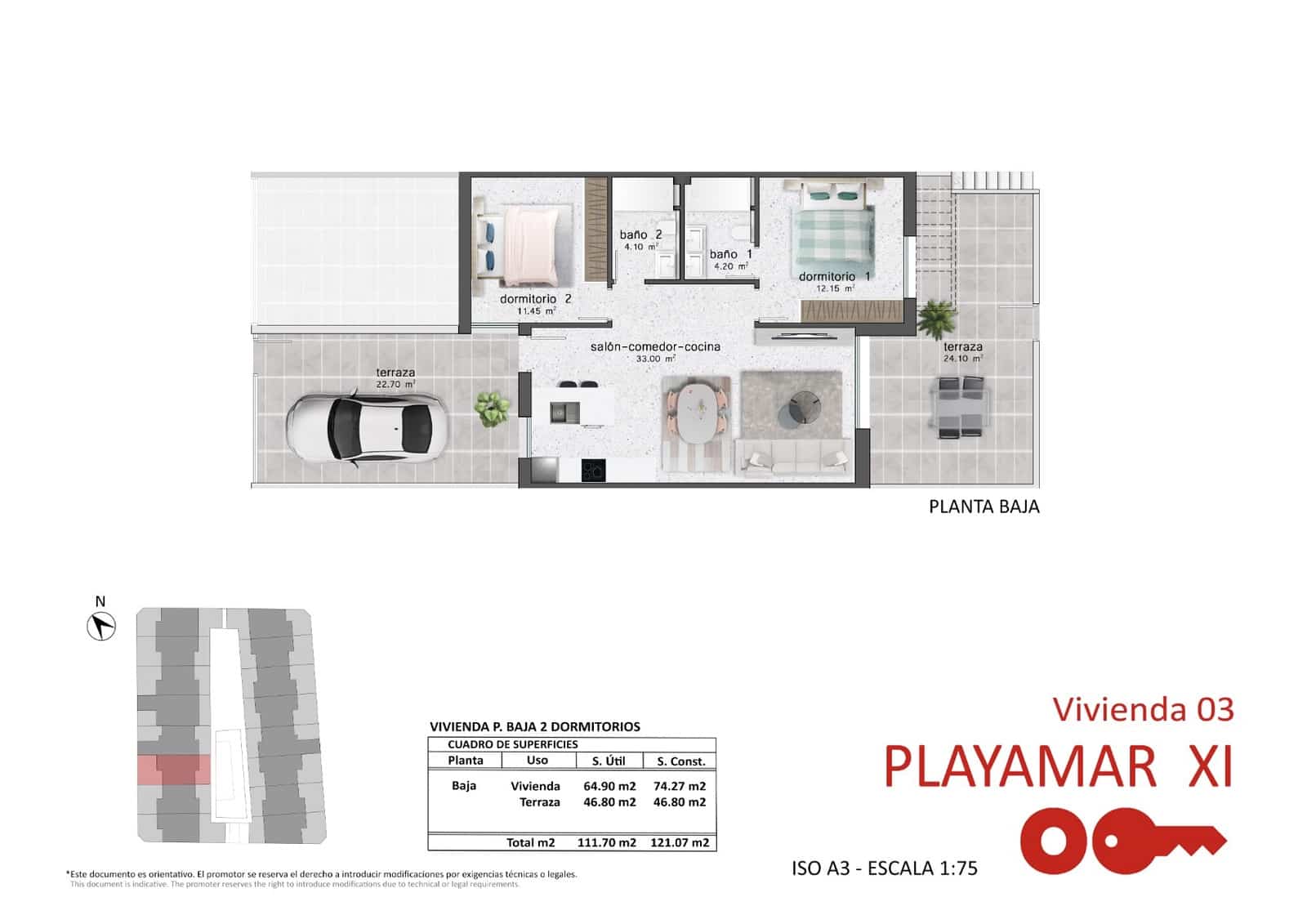 2 bedroom Apartment for sale in Pilar de la Horadada with pool - € 235,900 (Ref: 8853196)