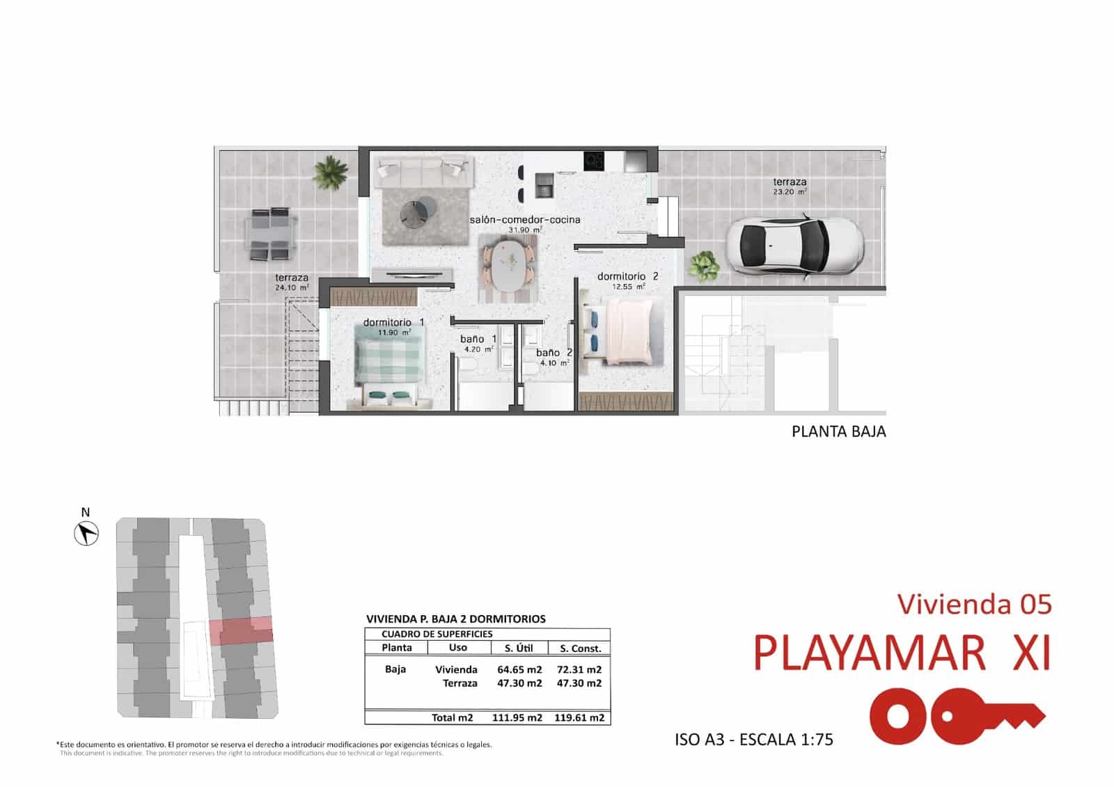 2 bedroom Apartment for sale in Pilar de la Horadada with pool - € 235,900 (Ref: 8853196)