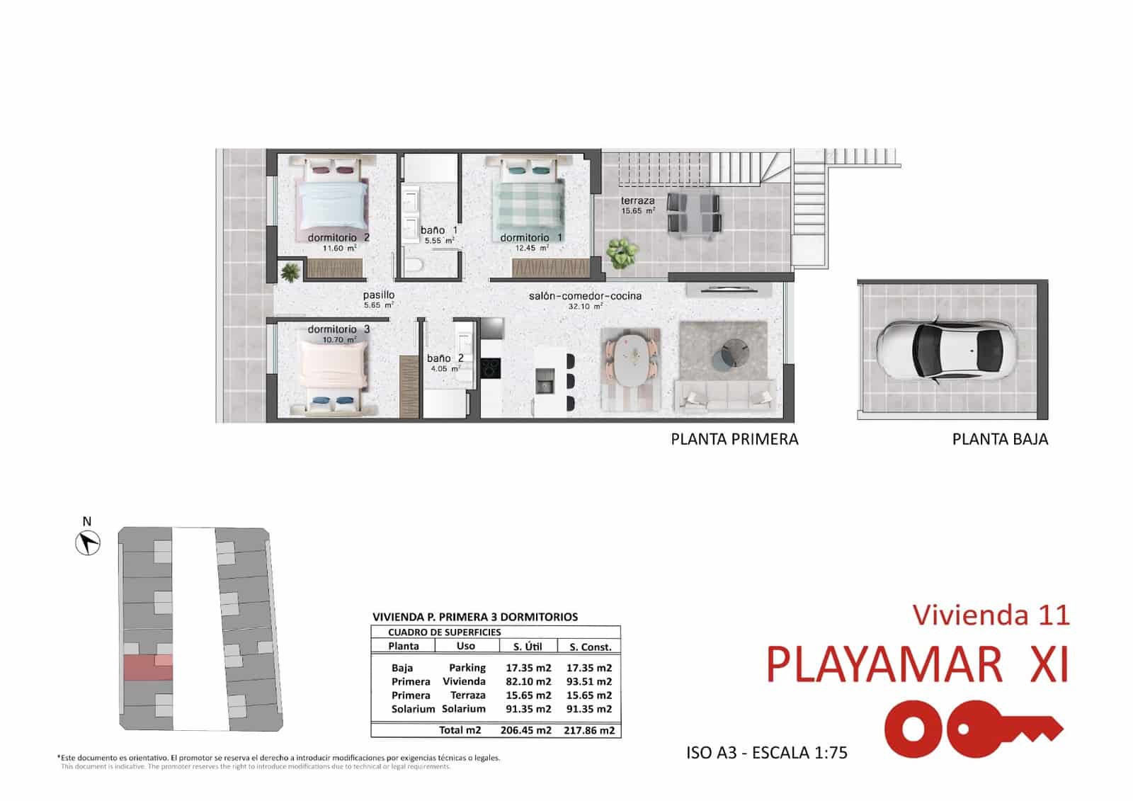 2 bedroom Apartment for sale in Pilar de la Horadada with pool - € 235,900 (Ref: 8853196)