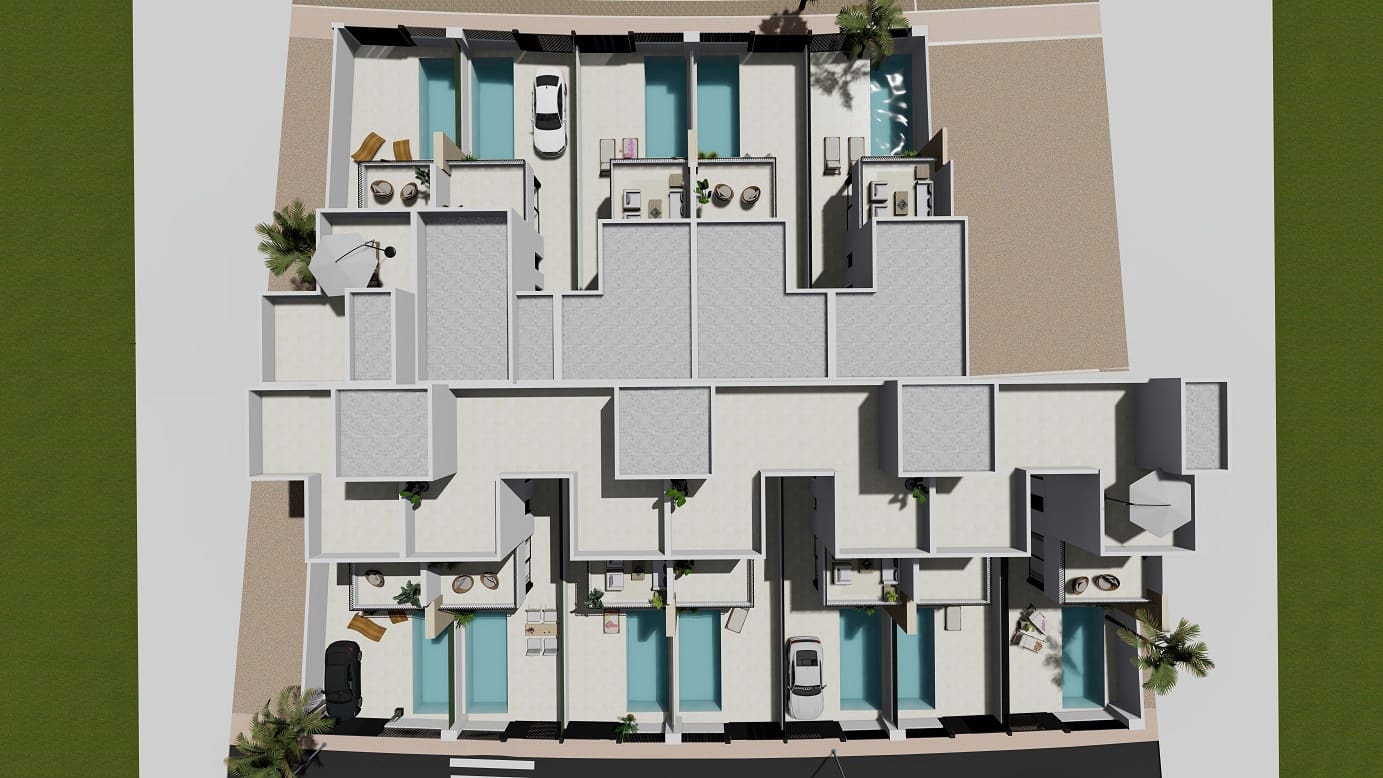 3 bedroom Semi-detached Villa for sale in Santiago de la Ribera with pool garage - € 369,000 (Ref: 9676359)