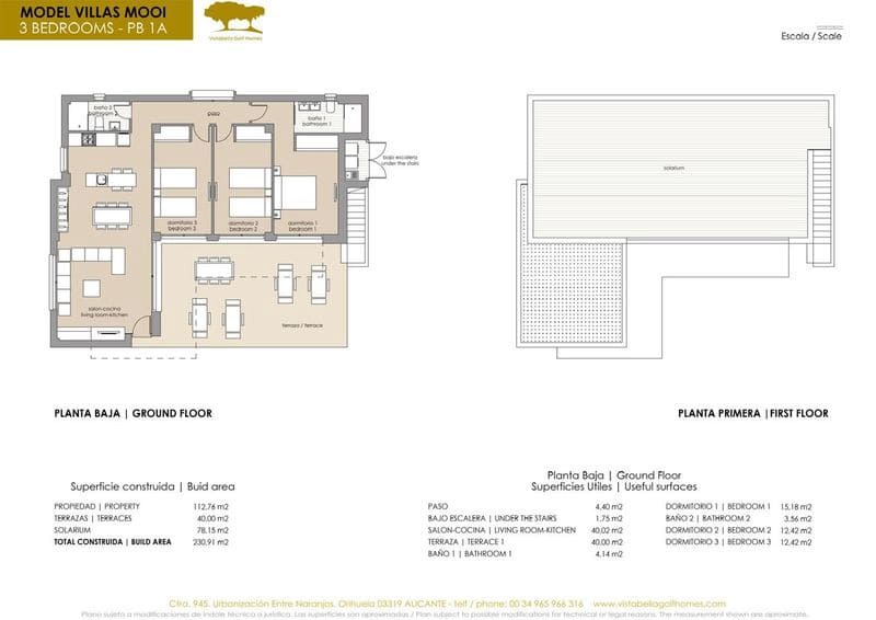 3 sypialnia Willa na sprzedaż w Vistabella z basenem garażem - 469 900 € (Ref: 9676368)