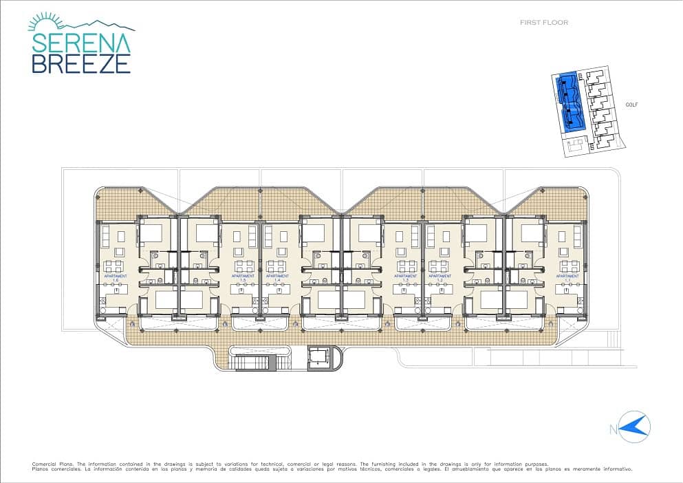 2 soveværelse Lejlighed til salg i Los Alcazares med swimmingpool garage - € 265.000 (Ref: 9676376)