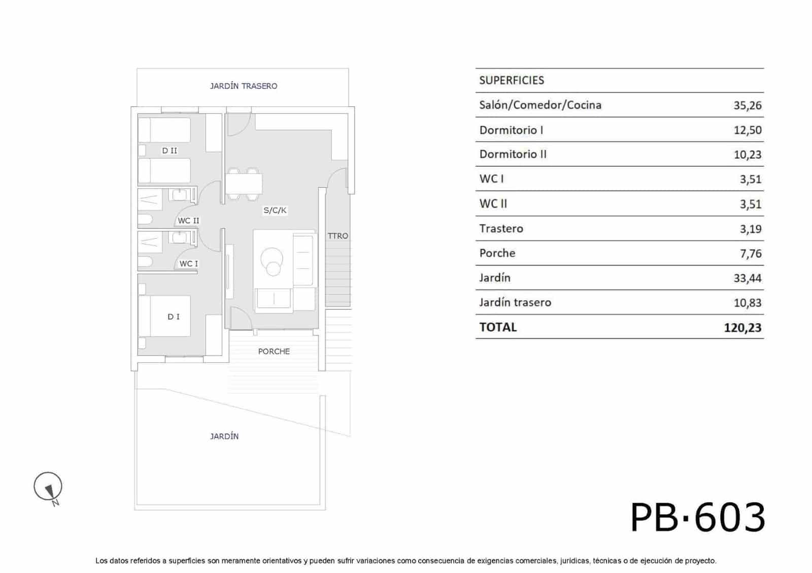 2 makuuhuone Huoneisto myytävänä paikassa San Miguel de Salinas mukana uima-altaan 
autotalli - 214 900 € (Ref: 9676379)