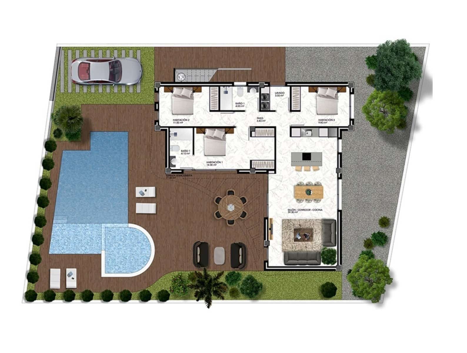 3 chambre Villa/Maison à vendre à Los Montesinos avec piscine garage - 499 000 € (Ref: 9937172)