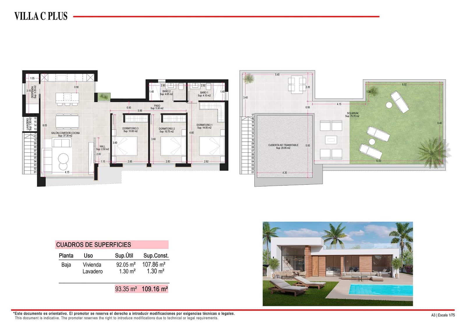 3 bedroom Villa for sale in Condado de Alhama with pool garage - € 345,000 (Ref: 9937173)