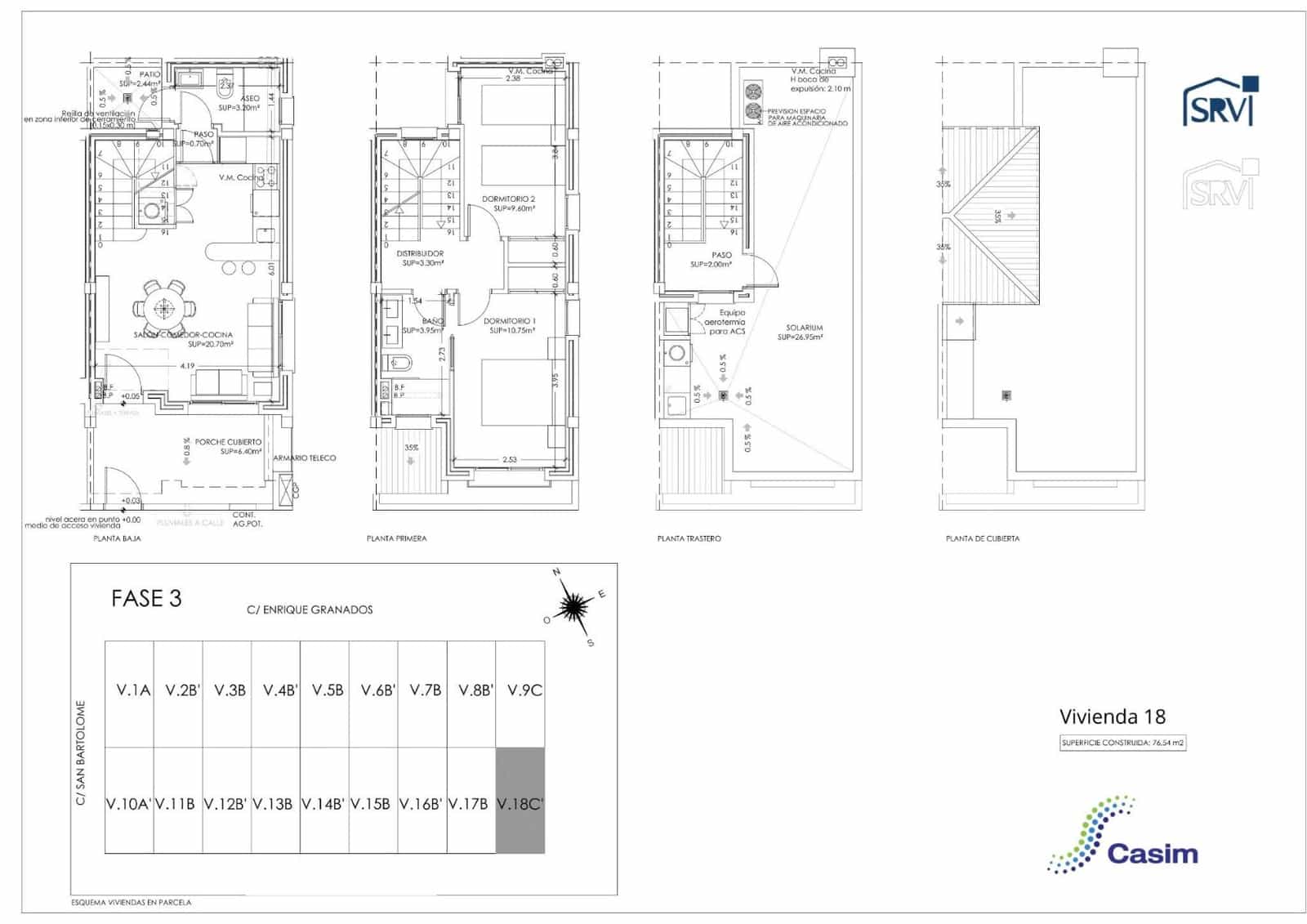 3 camera da letto Villetta a Schiera in vendita in Torre-Pacheco con piscina garage - 219.900 € (Rif: 9937177)
