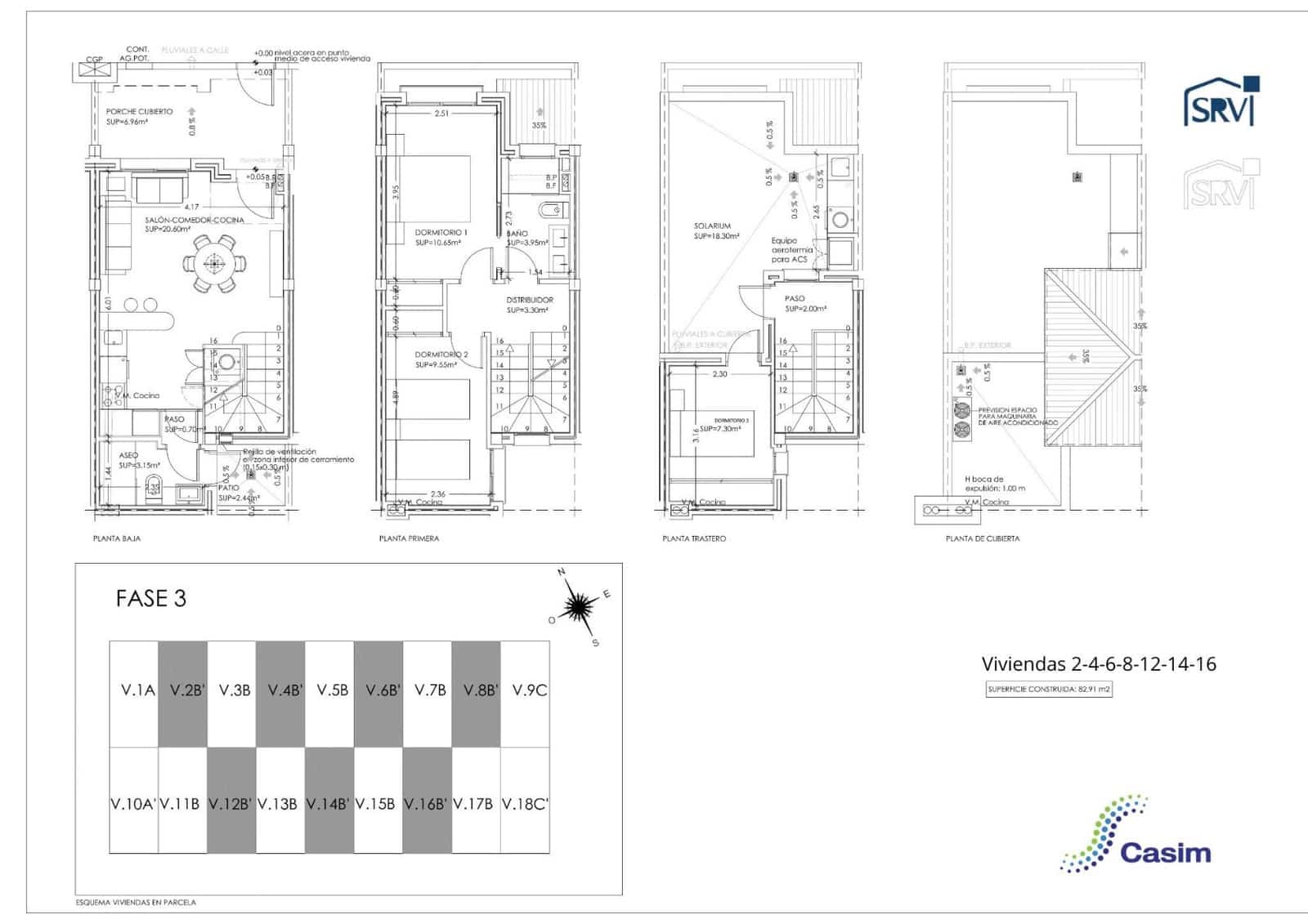 3 camera da letto Villetta a Schiera in vendita in Torre-Pacheco con piscina garage - 219.900 € (Rif: 9937177)