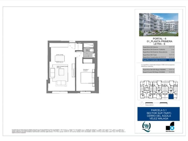 1 soveværelse Lejlighed til salg i Torre del Mar, Vélez-Málaga - € 194.950 (Ref: 9069106)