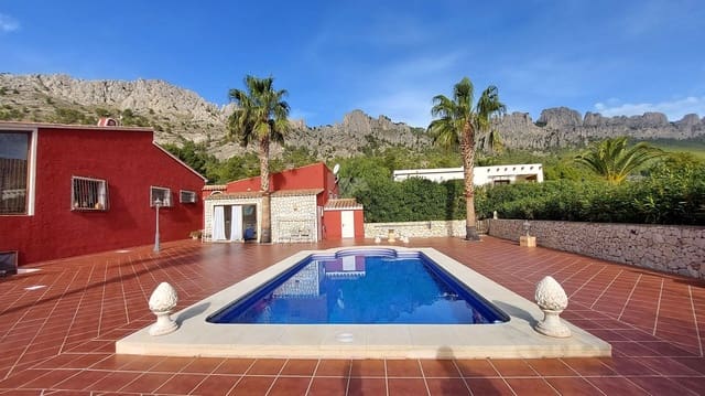 3 soveværelse Finca/Landehus til salg i Finestrat Pueblo, Finestrat med swimmingpool garage - € 849.000 (Ref: 10014274)