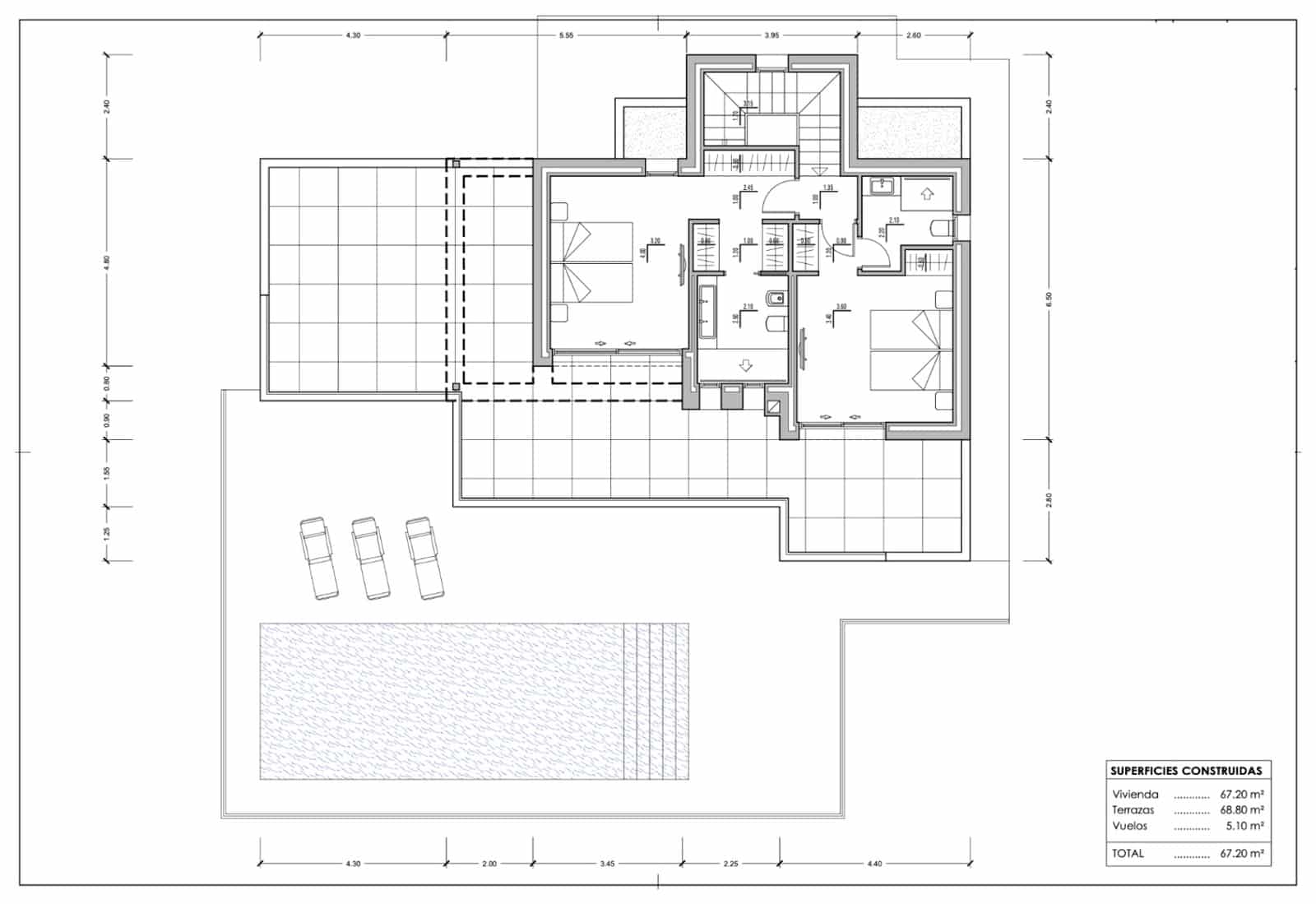 3 soverom Villa til salgs i Calpe / Calp med svømmebasseng garasje - € 1 135 000 (Ref: 10086807)