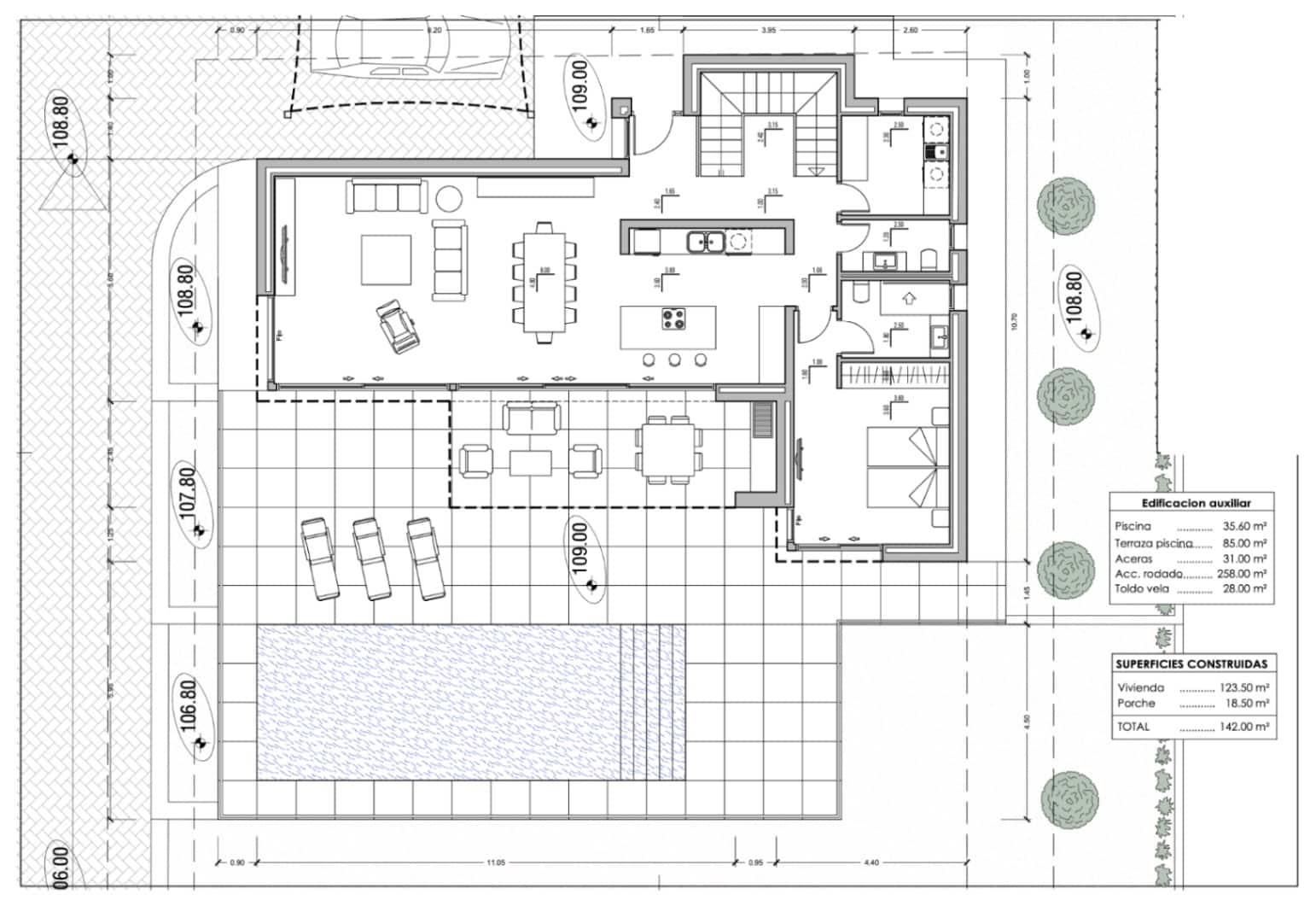 3 soverom Villa til salgs i Calpe / Calp med svømmebasseng garasje - € 1 135 000 (Ref: 10086807)