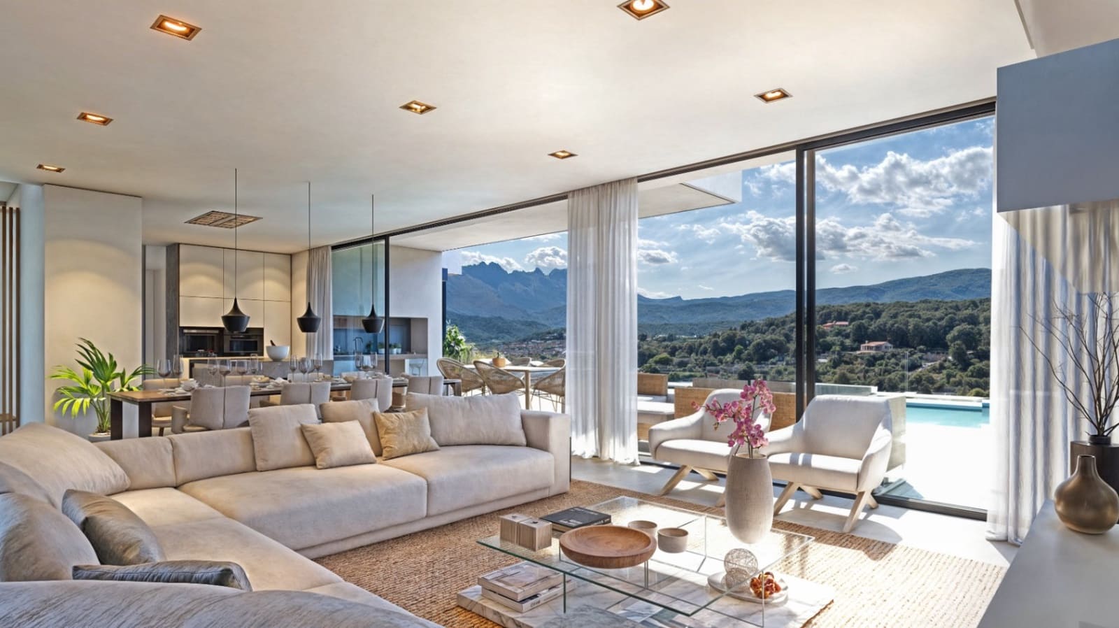 Chalet de 3 habitaciones en Calpe / Calp en venta con piscina garaje - 1.135.000 € (Ref: 10086826)