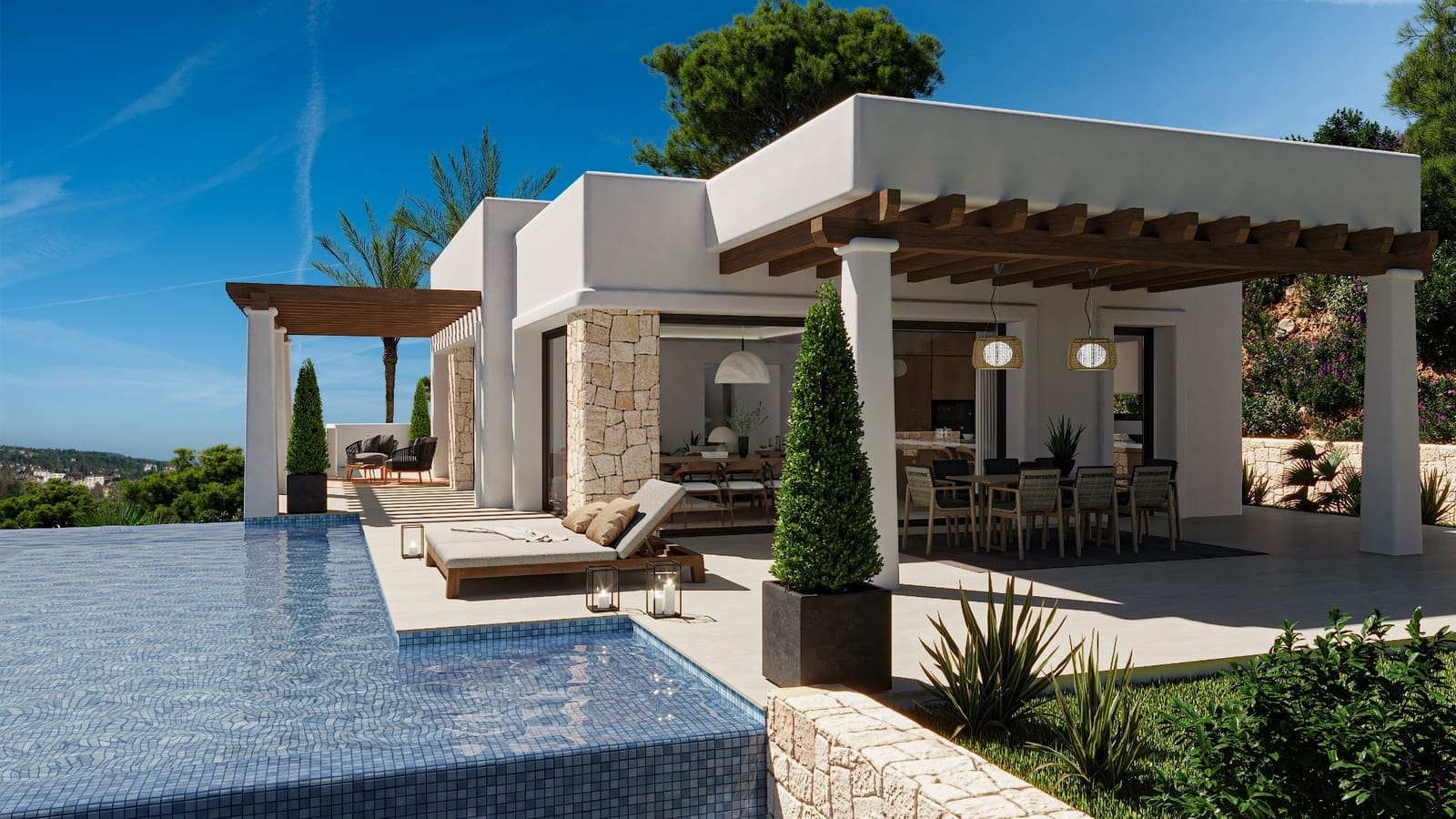 Chalet de 4 habitaciones en Moraira en venta con piscina garaje - 1.670.000 € (Ref: 10086862)
