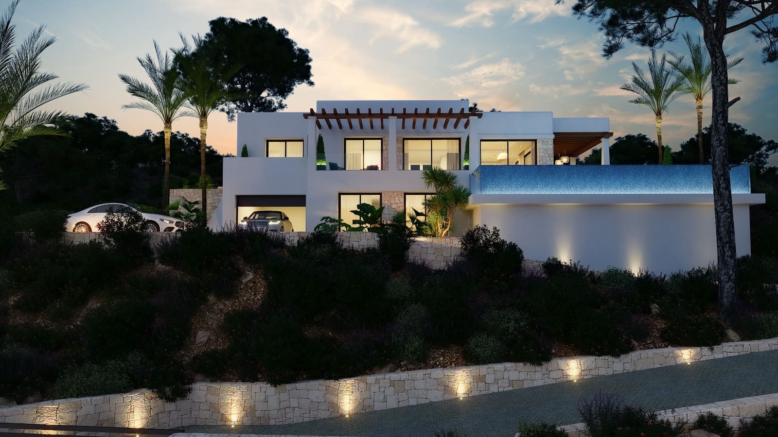 Chalet de 4 habitaciones en Moraira en venta con piscina garaje - 1.670.000 € (Ref: 10086862)