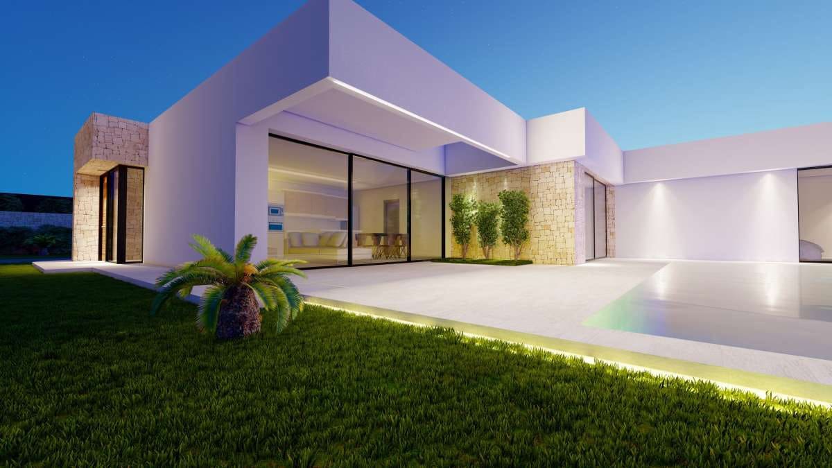 Chalet de 3 habitaciones en Calpe / Calp en venta con piscina - 1.249.000 € (Ref: 10086871)