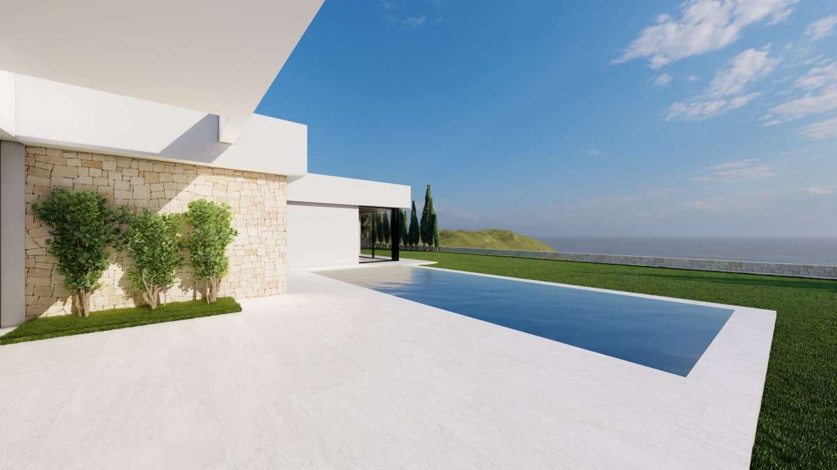 Chalet de 3 habitaciones en Calpe / Calp en venta con piscina - 1.249.000 € (Ref: 10086871)