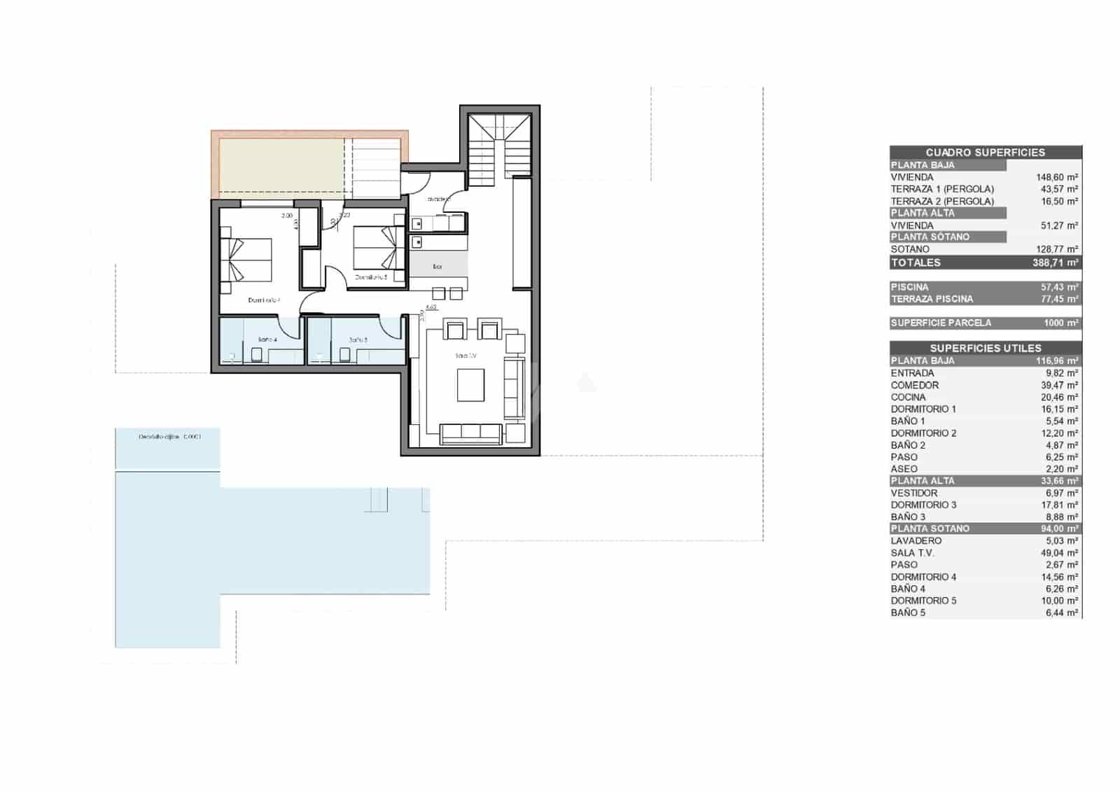 5 bedroom Villa for sale in Pinosol with pool garage - € 1,900,000 (Ref: 10102867)