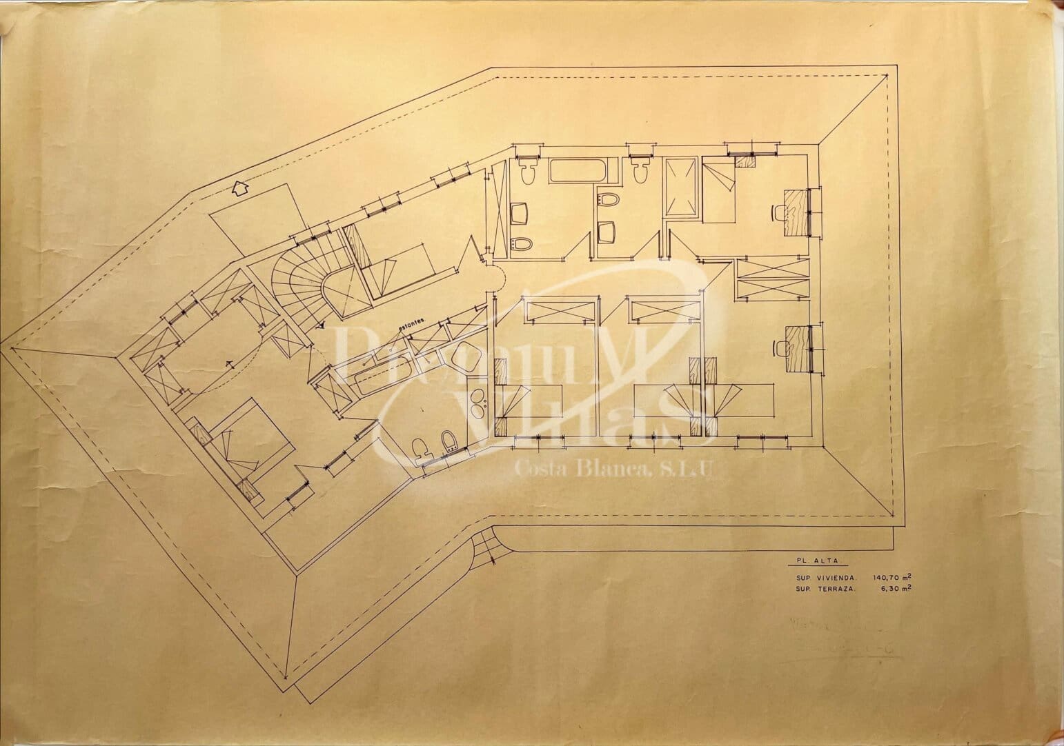 4 soveværelse Finca/Landehus til salg i Calpe / Calp med swimmingpool garage - € 2.250.000 (Ref: 7312975)