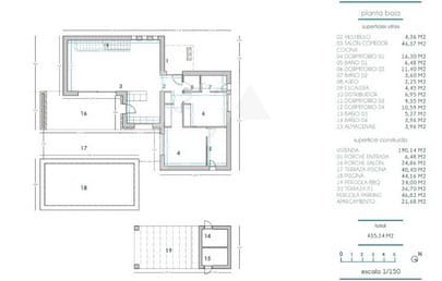 4 soverom Villa til salgs i Pinar del Advocat - Cometa, Teulada-Moraira med svømmebasseng garasje - € 1 549 000 (Ref: 8052829)