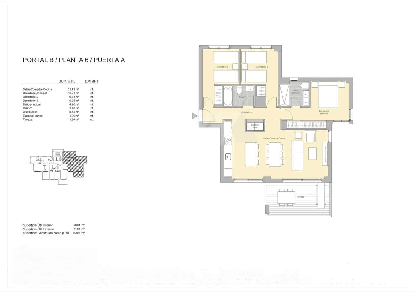 3 camera da letto Appartamento in vendita in Calpe / Calp con piscina garage - 432.000 € (Rif: 8062585)