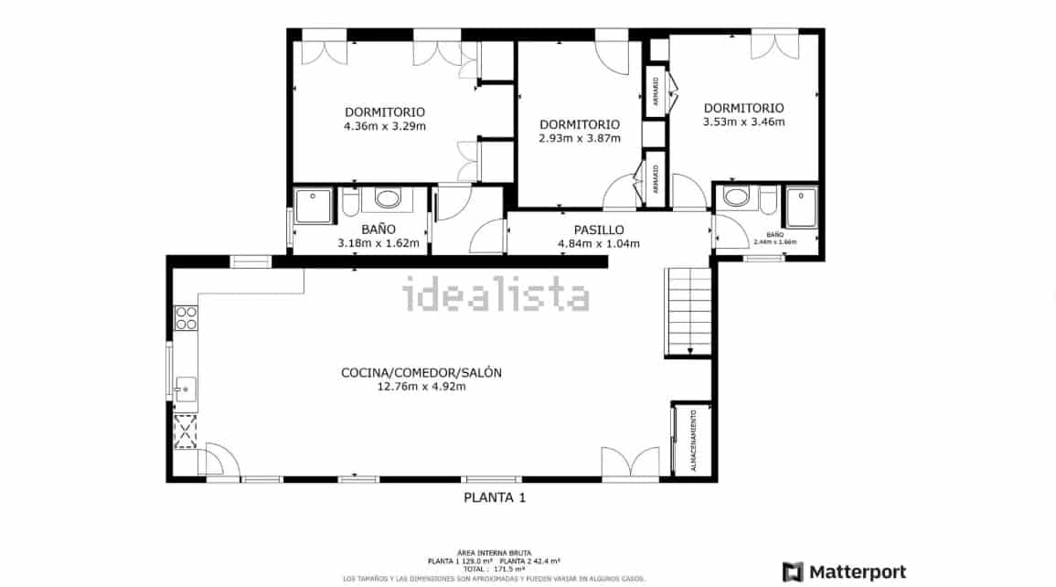 4 soveværelse Finca/Landehus til salg i Benissa med swimmingpool garage - € 1.095.000 (Ref: 8410894)