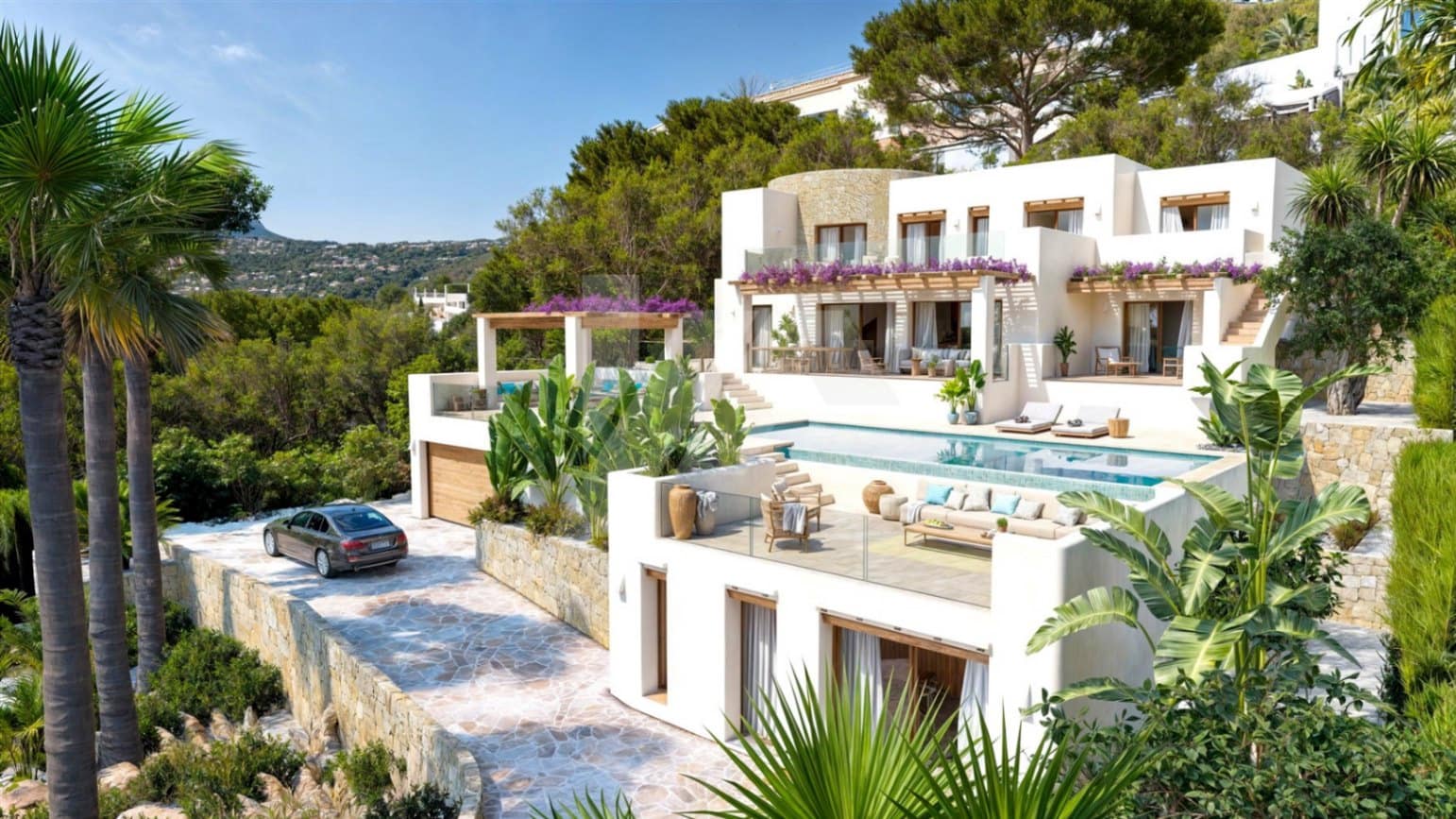 5 chambre Villa/Maison à vendre à Moraira avec piscine garage - 2 890 000 € (Ref: 8664426)