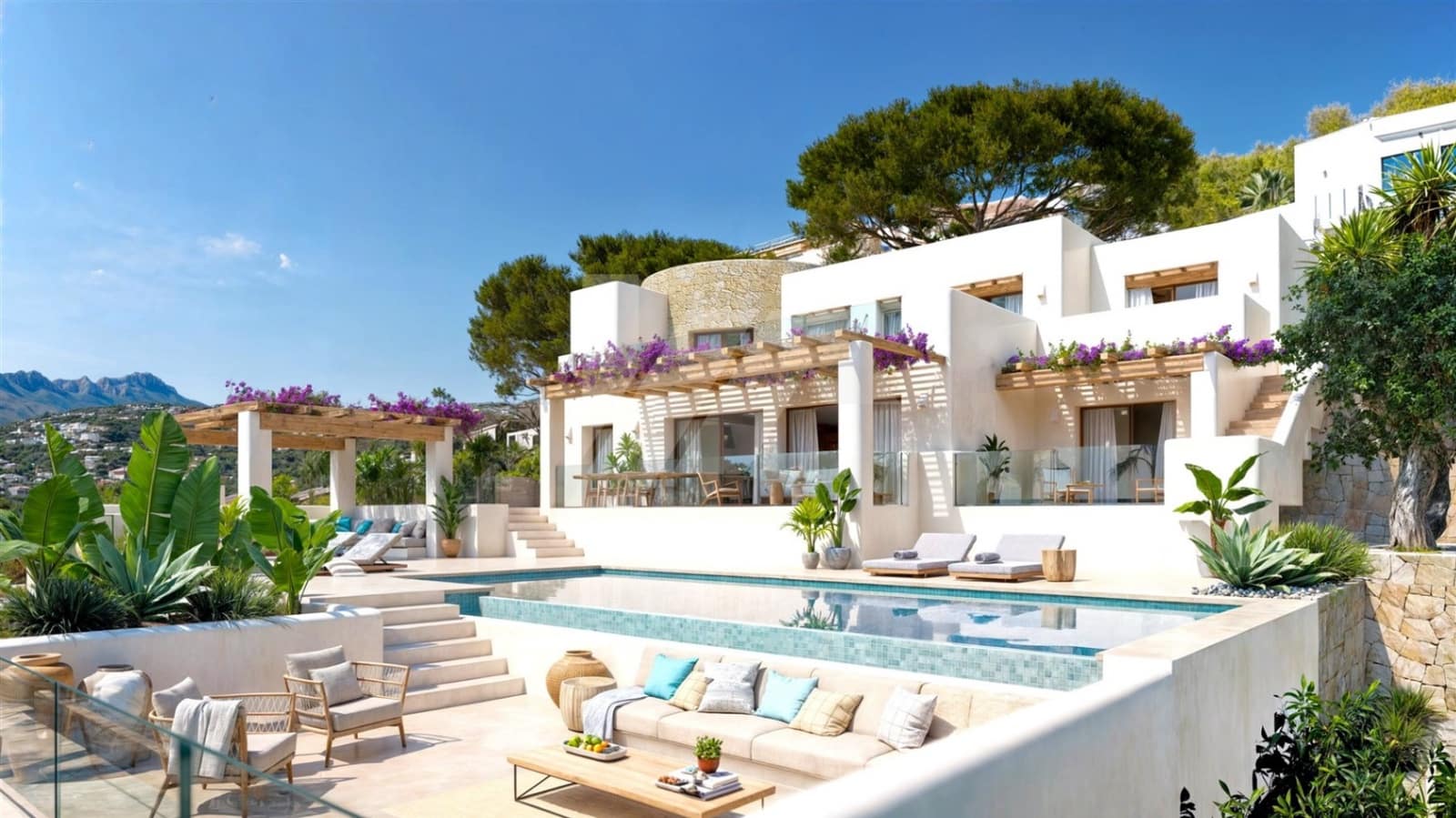 5 chambre Villa/Maison à vendre à Moraira avec piscine garage - 2 890 000 € (Ref: 8664426)