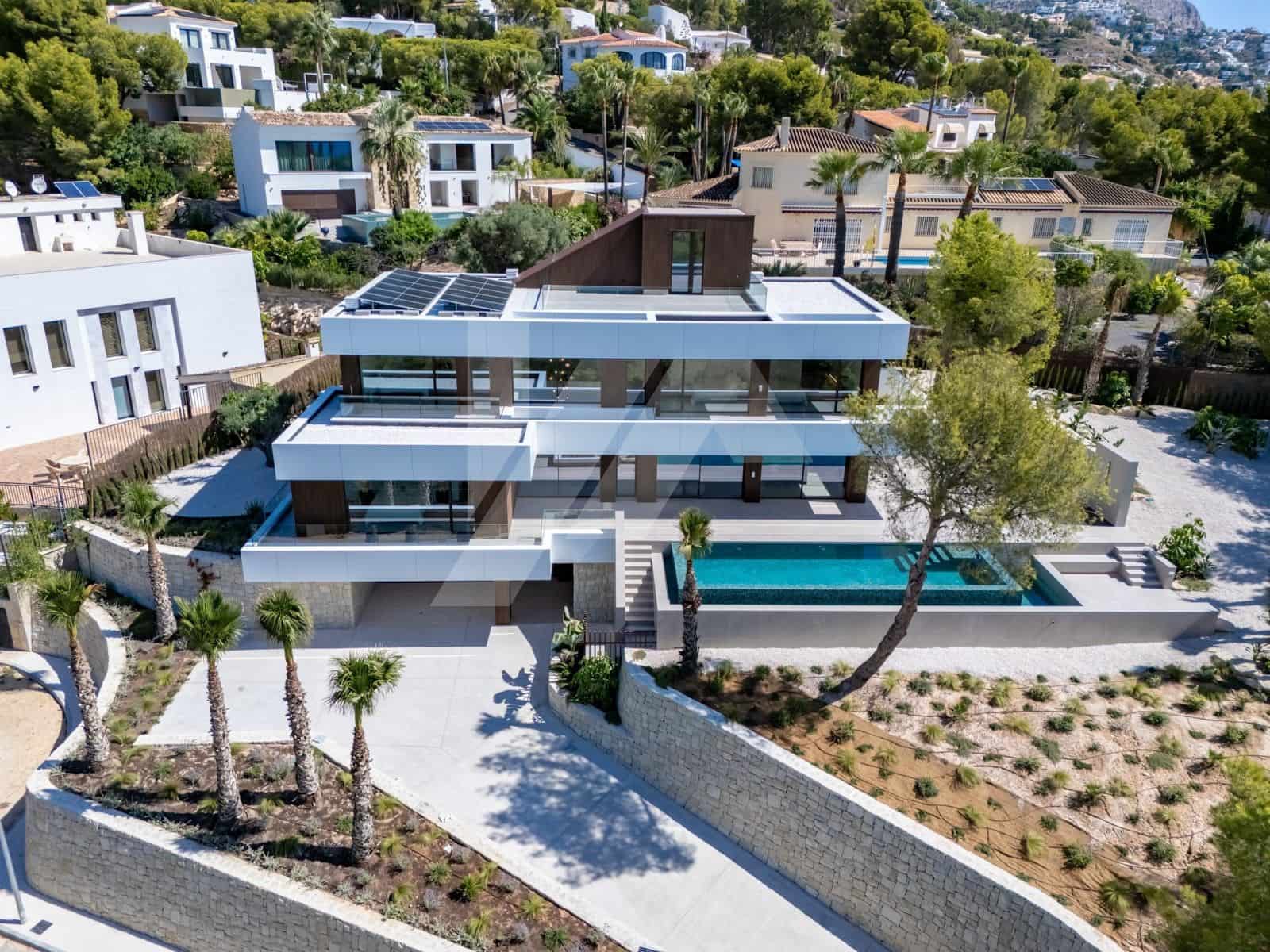 4 sypialnia Willa na sprzedaż w Altea la Vella z basenem garażem - 2 795 000 € (Ref: 8948219)