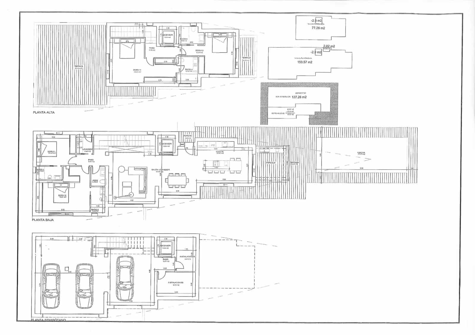 4 soverom Villa til salgs i Calpe / Calp med svømmebasseng garasje - € 1 575 000 (Ref: 8997724)