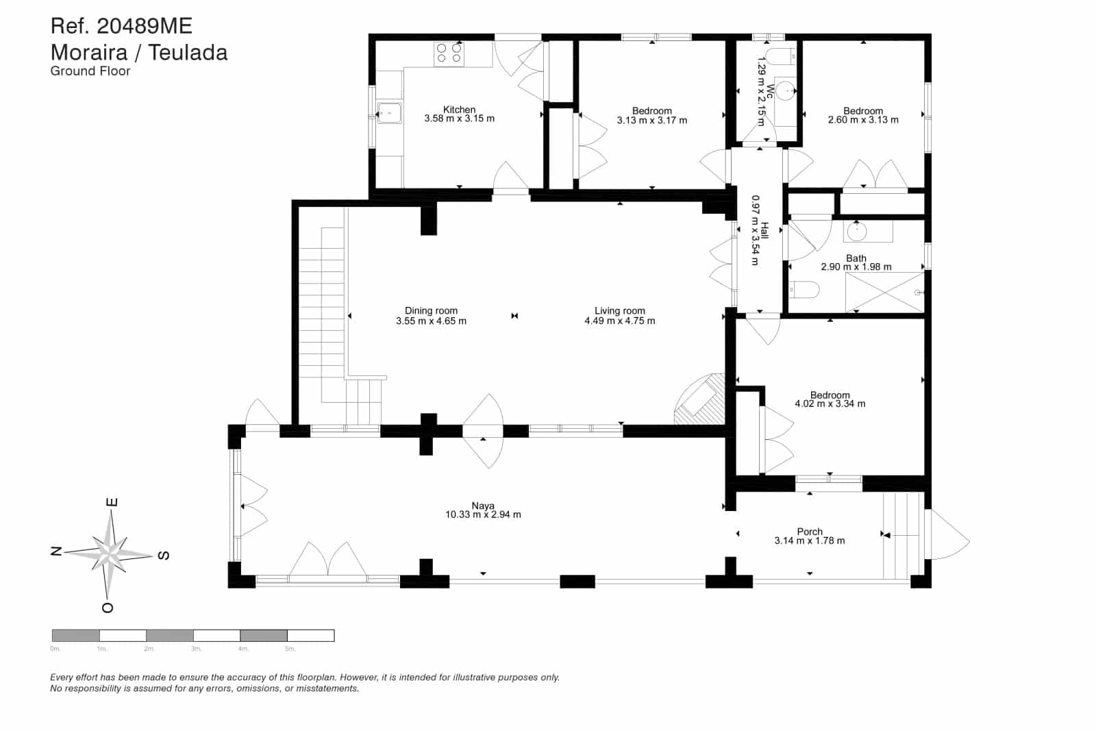 Chalet de 4 habitaciones en Moraira en venta con piscina garaje - 1.360.000 € (Ref: 9293359)