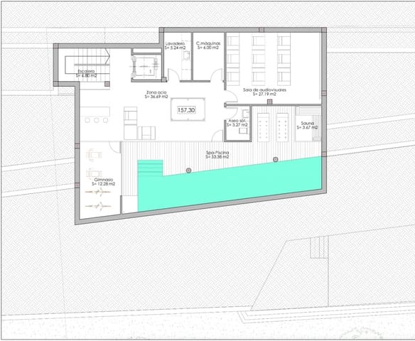 4 makuuhuone Huvila myytävänä paikassa Benissa mukana uima-altaan 
autotalli - 3 300 000 € (Ref: 9432591)
