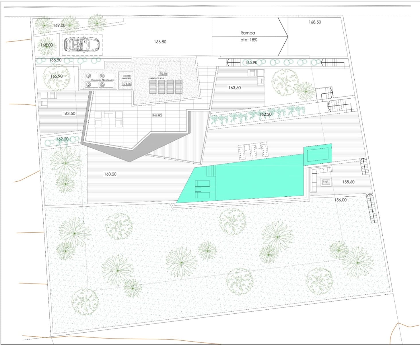 4 makuuhuone Huvila myytävänä paikassa Benissa mukana uima-altaan 
autotalli - 3 300 000 € (Ref: 9432591)