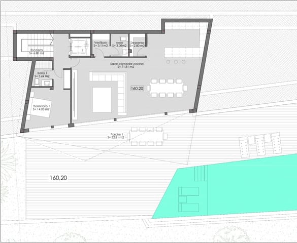 4 makuuhuone Huvila myytävänä paikassa Benissa mukana uima-altaan 
autotalli - 3 300 000 € (Ref: 9432591)