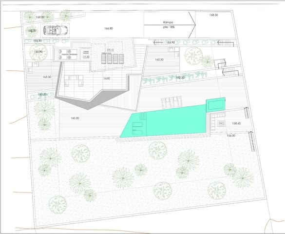 4 makuuhuone Huvila myytävänä paikassa Benissa mukana uima-altaan 
autotalli - 3 300 000 € (Ref: 9432591)