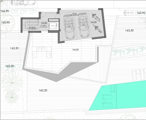 4 makuuhuone Huvila myytävänä paikassa Benissa mukana uima-altaan 
autotalli - 3 300 000 € (Ref: 9432591)