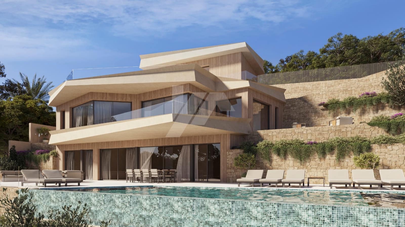 4 makuuhuone Huvila myytävänä paikassa Benissa mukana uima-altaan 
autotalli - 3 300 000 € (Ref: 9432591)