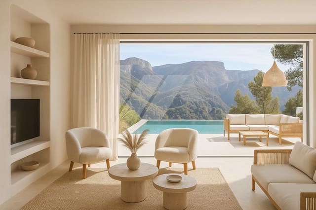 3 chambre Villa/Maison à vendre à Monte Solana, Pedreguer avec piscine garage - 733 950 € (Ref: 9503442)