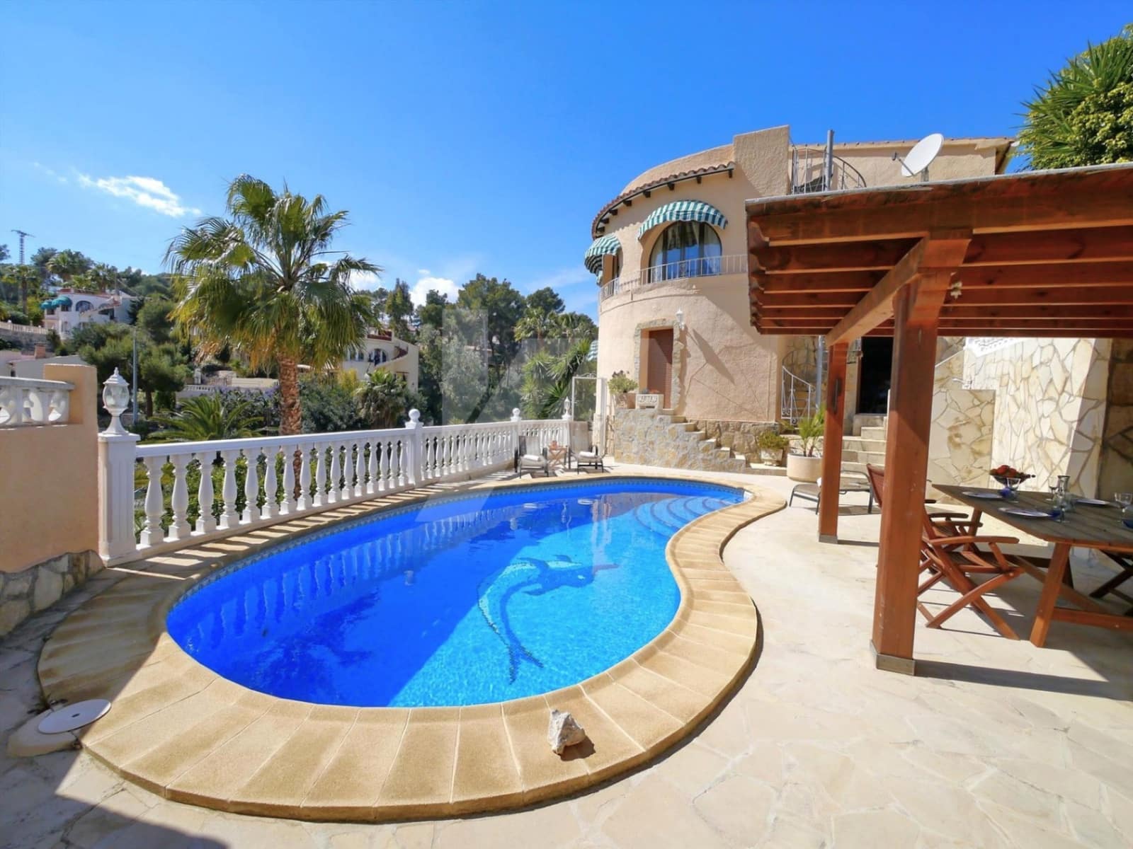 2 Zimmer Villa zu verkaufen in Benissa mit Pool Garage - 549.000 € (Ref: 9652397)