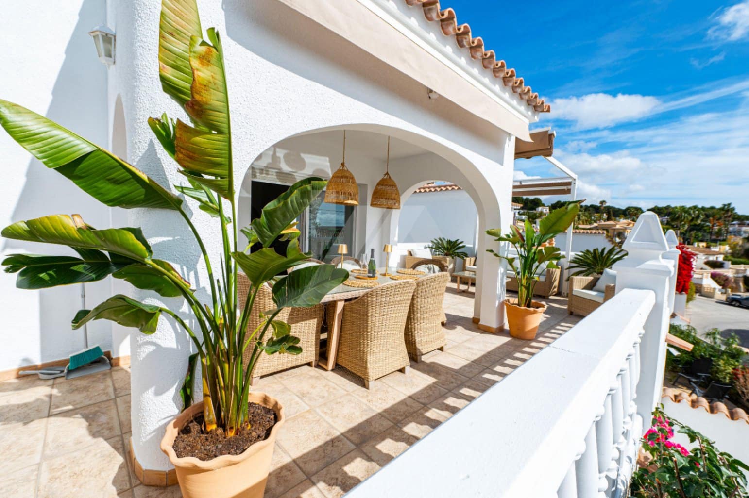 3 makuuhuone Bungalow myytävänä paikassa Moraira mukana uima-altaan 
autotalli - 549 000 € (Ref: 9656993)