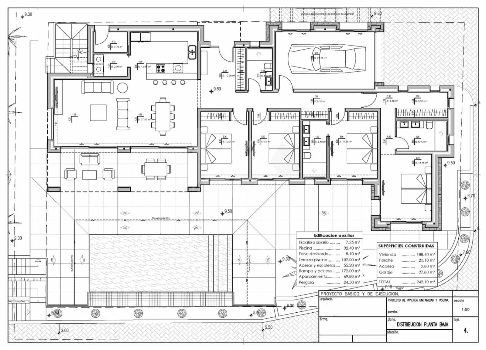 4 sovrum Villa till salu i Calpe / Calp med pool garage - 1 750 000 € (Ref: 9730703)