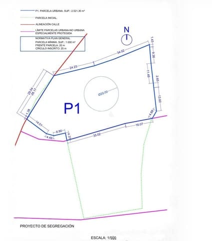 Działka budowlana na sprzedaż w Pinar del Advocat - Cometa, Teulada-Moraira - 910 000 € (Ref: 9964429)