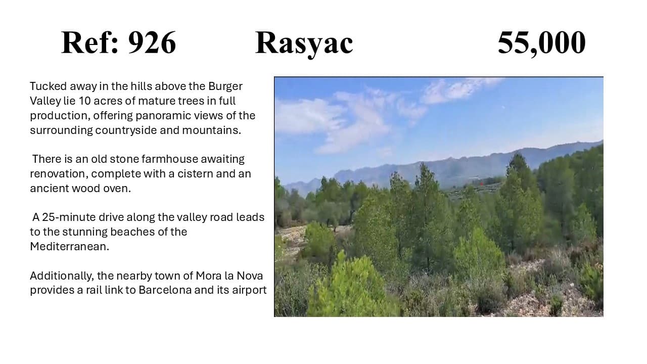 Finca/Landehus til salg i Rasquera - € 55.000 (Ref: 8557599)