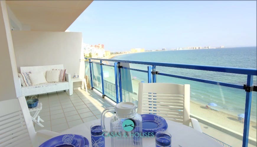 2 soverom Leilighet til salgs i La Manga del Mar Menor med svømmebasseng garasje - € 190 000 (Ref: 10009977)