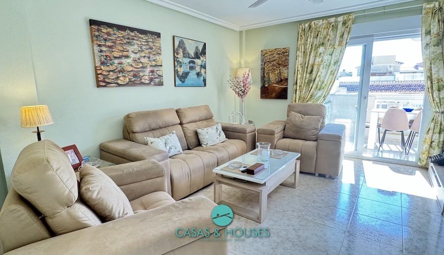 3 chambre Appartement à vendre à La Manga del Mar Menor avec piscine garage - 240 000 € (Ref: 10062552)