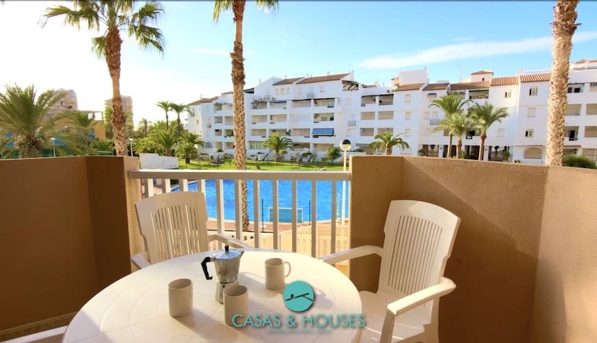 2 sovrum Lägenhet till salu i La Manga del Mar Menor med pool garage - 179 000 € (Ref: 10147913)