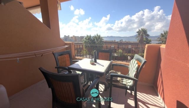 2 soveværelse Lejlighed til salg i La Manga del Mar Menor med swimmingpool garage - € 210.000 (Ref: 10179593)
