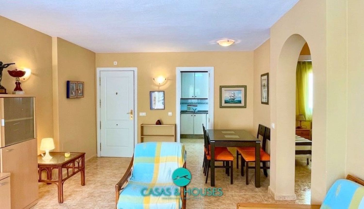 2 sypialnia Apartament na sprzedaż w La Manga del Mar Menor z basenem garażem - 140 000 € (Ref: 7613858)