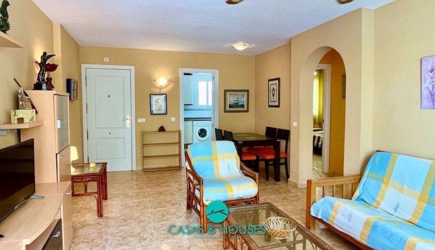 2 sypialnia Apartament na sprzedaż w La Manga del Mar Menor z basenem garażem - 140 000 € (Ref: 7613858)