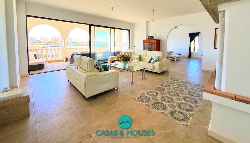 7 soverom Villa til salgs i La Manga del Mar Menor med svømmebasseng garasje - € 2 285 000 (Ref: 8169562)